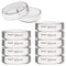 stonylab 10pk Glass Petri Dishes, 60x15 mm Autoclavable Borosilicate Glass Cell Culture Dishes