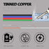 100ft 4 4PIN 22AWG 22 3528 5050 RGB Wire Conductor Cords Extension Cable LED Welding Wire Tinned Copper Gauge ga