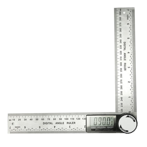 Digital Angle Finder, 2 in 1 Stainless Steel Angle Gauge 7 inch/200mm Tool Kit for Carpenter/Woodworking/DIY