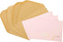50 Pack 52 4" 6" CHRIZ.Z Thank You Cards - Blank Pink Matte Finish Cards with Gold Foiled Thank You Printed with Kraft