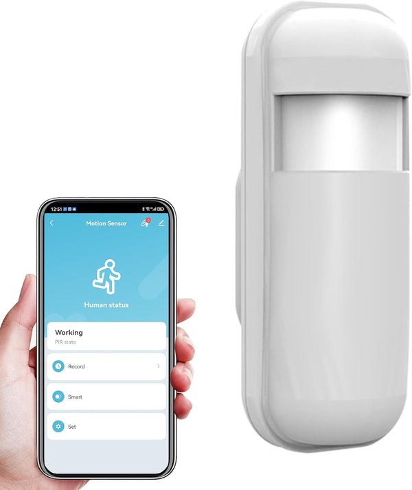 JCHENG Human Body Motion Sensor for TUYA Zigbee Gateway Exclusively - Remote Monitoring, Extended Battery Life, App Control, Smart Home Automation by JCHENG SECURITY