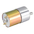 uxcell 24V DC 570 RPM Gear Motor, High Torque Electric Reduction Gearbox with Eccentric Output Shaft