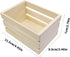 Vmohuyktx Rural Styles Pine Wood Miniature Box Decorative Storage Nesting Crates for Small Items Doll House Scene