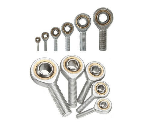 SA8T POS8A 8mm (2 / K, Aperture Metric Self-Lubricating Rod End Joint Bearing Outer Thread Right Hand Pieces)