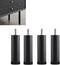 Generic 4Pcs Metal Furniture Legs, Adjustable Height Sofa Replacement Support Legs with M6/M8/M10