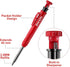 Enhon Mechanical Pencil Set with 4 Carpenter Pencils and 40 Refills, Woodworking Tools for Carpenters (Green, Red,