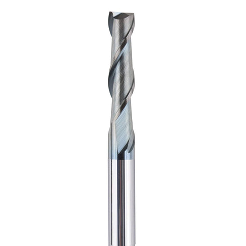 SpeTool 5Pcs 2-Flute Square Nose Carbide End Mill, 1/8 Inch Router Bit with 1/8 inch Shank, CNC Machine Tools, TiAlN
