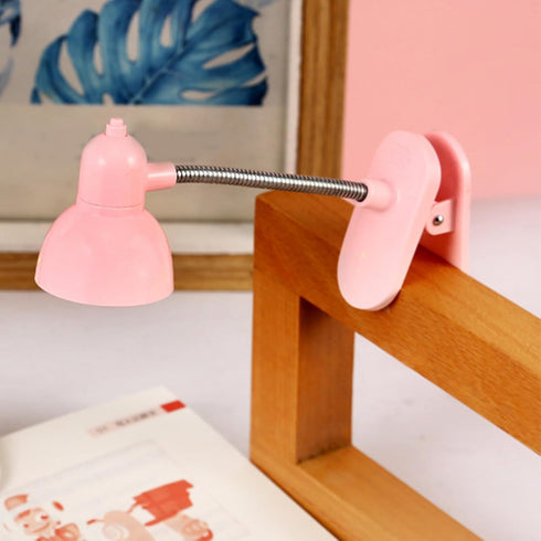 Generic Clip On Desk Lamp Flexible Portable Eye Protection LED Light, Clamp Design for Focused Reading and Study | Home