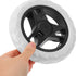 2pcs Amosfun Laundry Cart Wheel Replacement for Shopping Trolley Grocery Trolley Rolling Cart Wheel