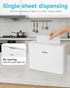 Countertop,200 Commercial,White 9.8" 3.8" AIKE Paper Towel Dispenser Sheets Capacity,Fit Multifold Paper Towel,for Home