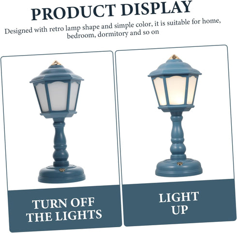 Rechargeable Vintage Style LED Bedside Table Lamp