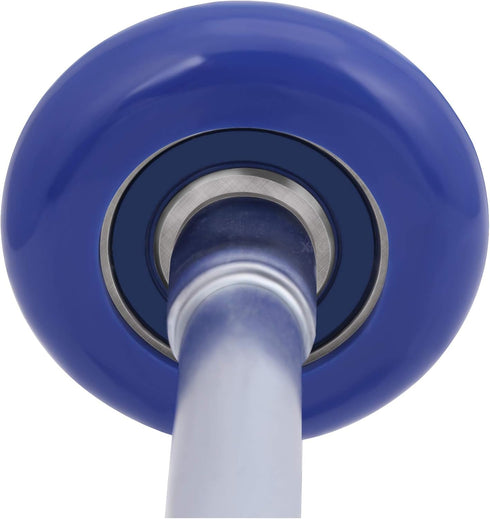 XiKe 10 Pack Blue 2" Nylon Garage Door Roller with 4" Stem, Quiet and Durable, High Load