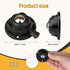 1 Inch 30 Lbs (4, Mini Caster Wheels, Heavy Duty Swivel Steel Ball Casters, Load Per Rollers, Low Profile Self Adhesive