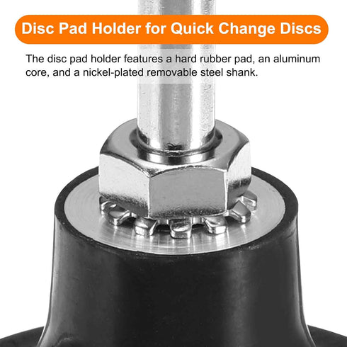 3 Pack 1" 1.8" 2.7" 1/4" HARFINGTON Disc Pad Holder Quick Change Disc Shank Holder Mandrel for Die Grinder Sanding