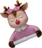 KALLORY Cartoon Deer Toilet Paper Holder Wall Mounted Roll Paper Rack Bathroom