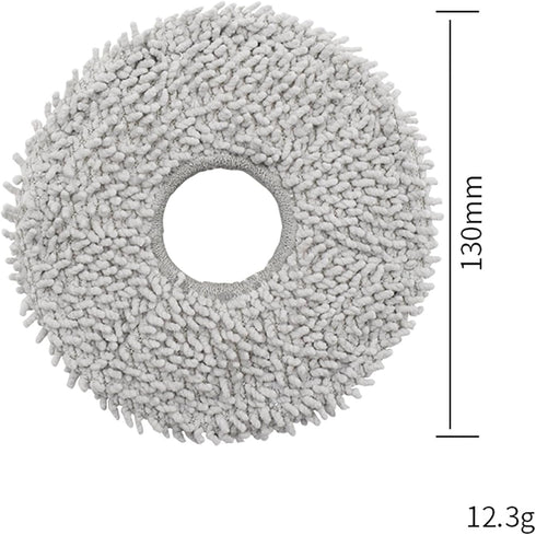 Replacement Washable Mop Cloth for ECOVACS X2/X2 Pro Robot Vacuum Cleaner, Includes 4 Mop Pads
