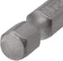 uxcell 5 Pcs 6mm Slotted Tip Magnetic Flat Head Screwdriver Bits, 1/4 Inch Hex Shank, 3-inch Length S2 Tool