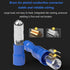smseace 100Pcs Blue Bullet Connectors 16-14AWG for Automotive, Boat, Stereo, Industrial Equipment