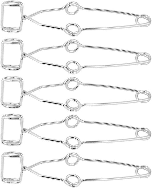 5PCS Spring Test Tube Holders Steel Clip Clamp Holder, 14.5cm Length for Standard Test Tubes
