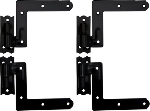 QCAA Steel Blind Shutter Hinge for Wood Frame & Brick, 1-1/16", Power