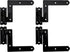 QCAA Steel Blind Shutter Hinge for Wood Frame & Brick, 1-1/16", Power