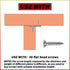 48 Pcs Heavy Duty Figure 8 Fastener Steel Table Top Fastener for Wood, 12 Gauge Steel Connector Bracket Desk Top Clip