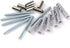 18pcs Screws Hardware Replacement Nail Kit for House Numbers, Stainless Steel Set with Plastic Anchors and Grommets