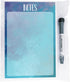 Dry Erase Whiteboard Vinyl Sticker Decal for Notes & Reminders by Glassboard Studio, Removable & Reusable (6 x 9 inches)