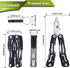 14 in 1 Multitool Pliers Gives One Whistle as a Gift, Professional Pocket Pliers from Wife Daughter to Father Boyfriend Husband on Christmas, Birthday, Valentine's Day, Father's Day - Samest by Samest