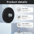 10Pcs 30LBS M5 10 Pack,1.69 Inch Rubber Coated Anti-Scratch Mounting Magnets, Neodymium Magnet Base with Threaded