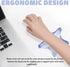 Elbow Gel Wrist Rest for Keyboard and Mouse Transparent Blue Sea Star Pad Cushion Ergonomic Cute Clear Cool Mouse Wrist