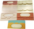 Shagun Money Envelopes for Cash, Pack of 12, Fancy Gold & Silver Foil Design for Wedding Gifting