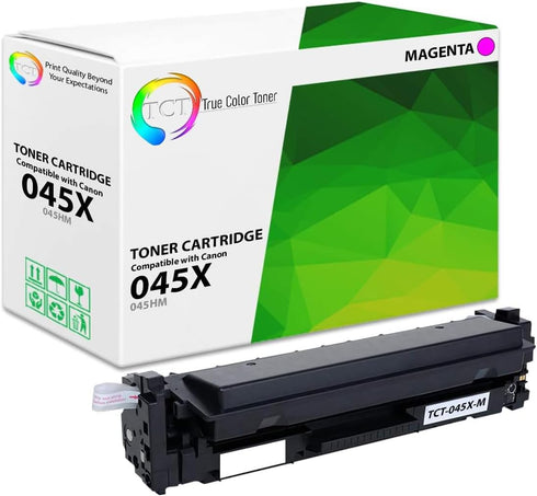 TCT Premium Compatible Toner Cartridge Replacement for Canon 045H Magenta High Yield (2,200 Pages)