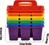 Generic 6pcs Classroom Storage Caddy - Drink Cup Holder Organizer, Multipurpose Desk Basket with Compartments