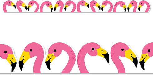 CTP Flamingos EZ Border Bulletin Board Border for Classroom, 48 ft per Package (Creative Teaching Press)