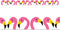 CTP Flamingos EZ Border Bulletin Board Border for Classroom, 48 ft per Package (Creative Teaching Press)