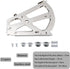 4Pcs 2 Coshar Layers Shoes Drawer Hinges Stainless Steel Fan Shape Shoe Cabinet Rack Flip Frame Replacement Fittings