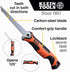Klein Tools 31737 Folding Jab Saw / Drywall Saw, Hand Saw with Lockback at 180 and 125 Degrees and Tether Hole by Klein Tools