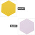 MAGICLULU 12 Pcs Felt Backdrop Wall Sticker Pin Board, Self-adhesive Black Cork Board for Home Decor