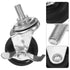 4pcs OUNONA Replacement Swivel Caster Wheel for Trolley Caster Wheels Industrial Stem Rolling Carts Brakes