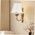 1pc jojofuny Fabric Lampshade Wall Light Wall Sconce Wall Lamp Shade Craft Lights Home Lamp Shade Vintage Floor