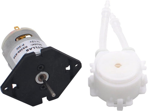 12V DC DIY Peristaltic Liquid Pump Dosing Pump for Aquarium Lab Analytical 3mm ID x 5mm OD