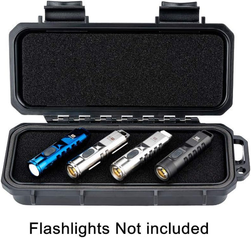 RovyVon RX10 EDC Tool Case Box, Small Organizer Storage Case for EDC Gears Gadgets, 1PCS (Black)