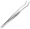 SUPERIOR INSTRUMENTS Dental Meriam Foil Cotton Tweezer 16cm Serrated Angled Beak Dressing Pliers Surgical