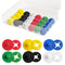 Amzlysdok 24PCS Running Bib Clips,Race Bib Clips for Runners, Number Buckle Fixing System,