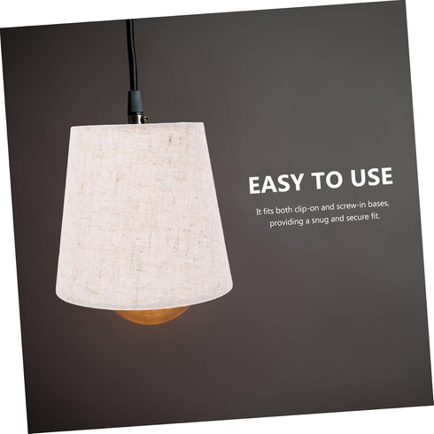 Elegant Fabric Lampshade for Table and Floor Lamps Socket Quick Installation Aesthetic Design for Home Decor Versatile