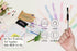 BAZIC Essence Assorted Color Gel-Pen with Cushion Grip - 6 Per Pack