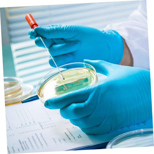 Healeved 10pcs Petri Dishes with Lid, Culture Plate for Blood Samples, Agar Plates, Plastic Disposable