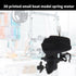 QIEIEI MH010 3D Small Motor,Small Boat Motor for Boat Models Easy Assembly for Toy Ship Printing