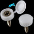 PAGOW 50 Pcs White Plastic Hinged Screw Cover Caps, Fold Snap Washer Flip Tops for Protection